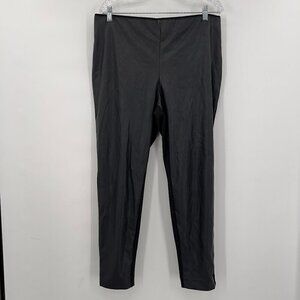 Calvin Klein Womens Plus Straight Leg Black Pants